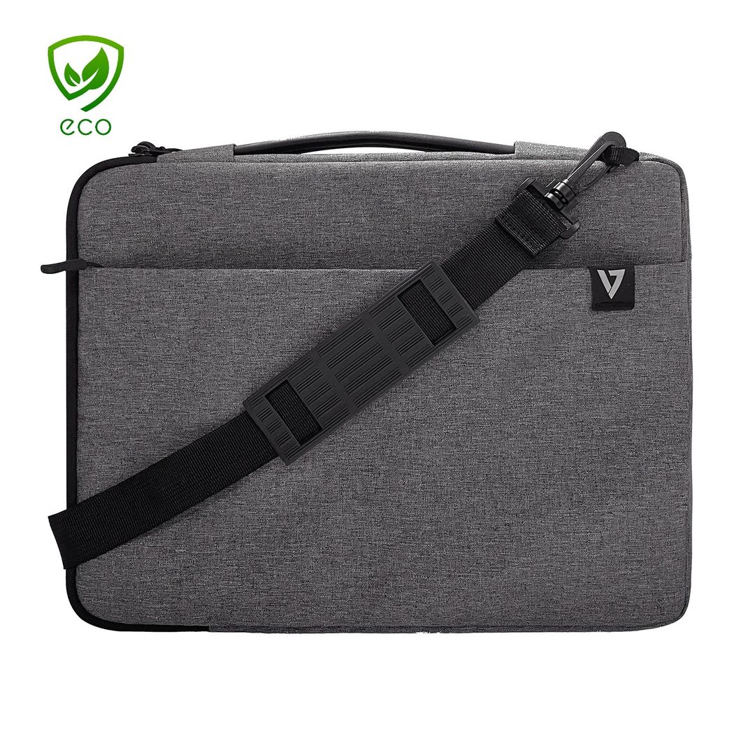 V7 CSE14-ECO laptop case 35.6 cm (14") Sleeve case Grey - Image 1