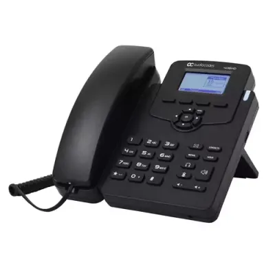 AudioCodes 405HD IP phone Black 2 lines LCD - Thumbnail 2