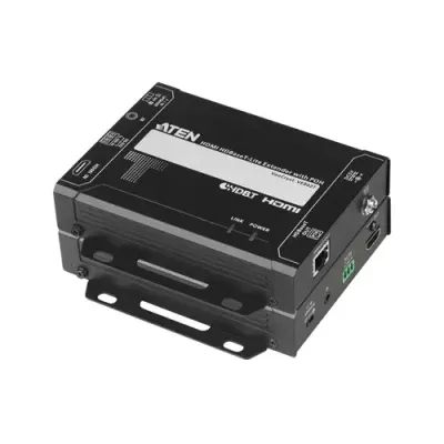 ATEN VE802 AV extender AV transmitter & receiver Black