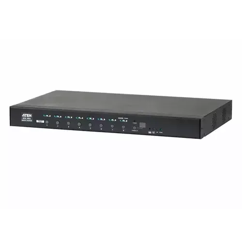 ATEN 1U AV 16A 8 Outlet Switched Bank Metered PDU + Free Eco PDU Manager Software - Image 1