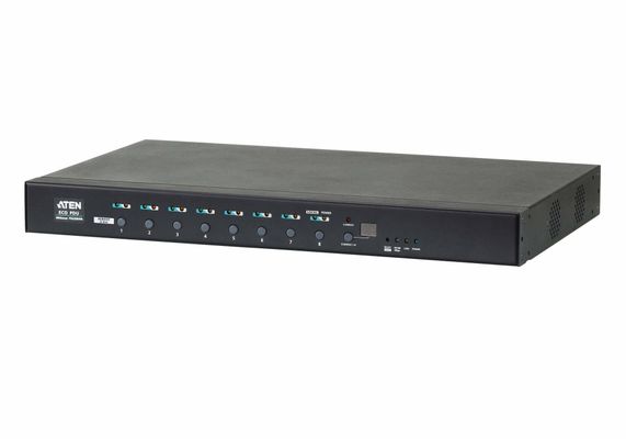 ATEN 1U AV 16A 8 Outlet Switched Bank Metered PDU + Free Eco PDU Manager Software - Thumbnail 2