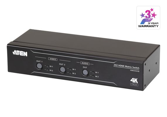 ATEN VM0202HB matrix switcher AV matrix switcher - Thumbnail 2