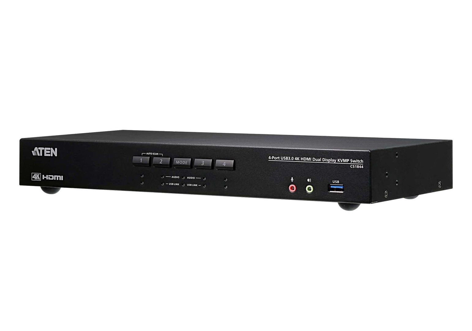 ATEN CS1844 KVM switch Black - Image 1