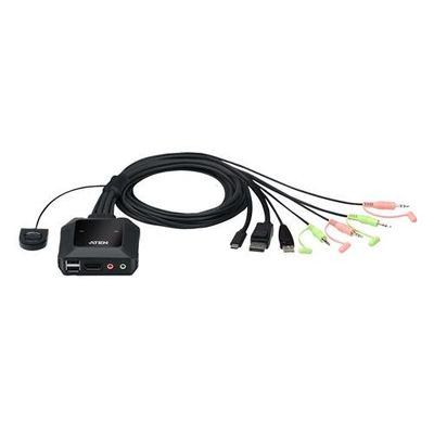 ATEN CS52DP 4096 x 2160 pixels 4K Ultra HD 0.74 W Black