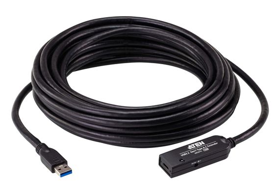 ATEN UE331C. Cable length: 10 m. Connector 1: USB A Connector 2: USB A USB version: USB 3.2 Gen 1 (3.1 Gen 1) Maximum data transfer rate: 5 Gbit/s Product colour: Black