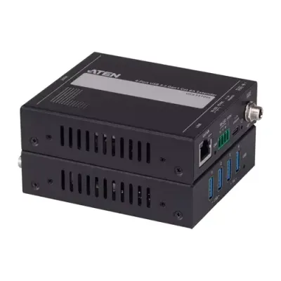 ATEN UCE33100 Network transmitter & receiver Black