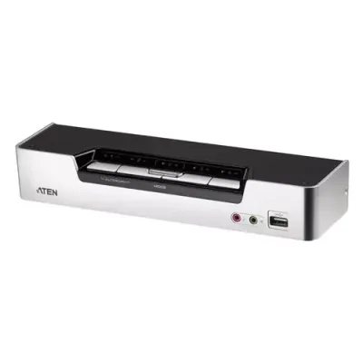 ATEN CS1794 1920 x 1200 pixels WUXGA Rack mounting 4.8 W 1U Black Stainless steel