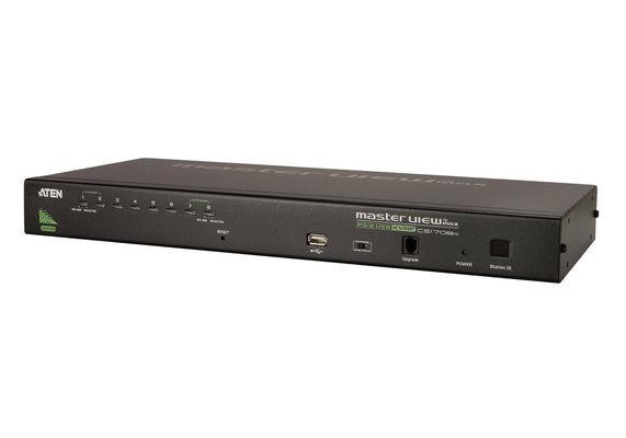 ATEN CS1708A 2048 x 1536 pixels Rack mounting 5 W 1U Black - Thumbnail 2