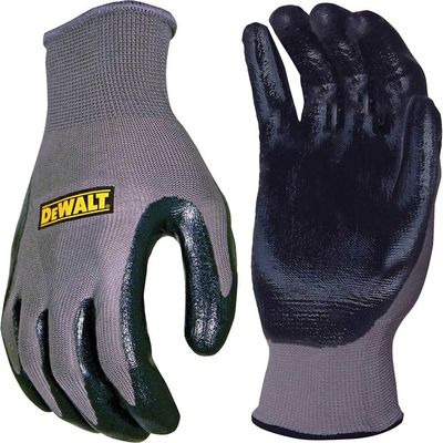 Dewalt DPG66L EU Nitrile Nylon Gloves - Large