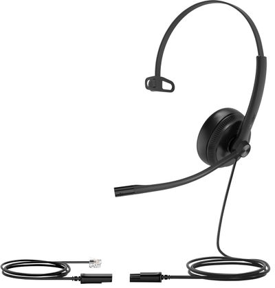 Yealink YHS34 Headset Wired Head-band Calls/Music Black
