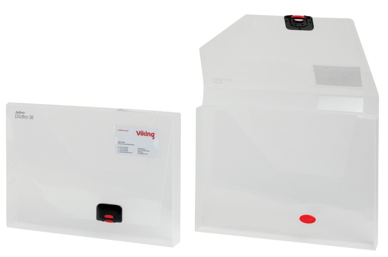 Snopake 12849 box file 350 sheets Transparent Polypropylene (PP) - Image 1