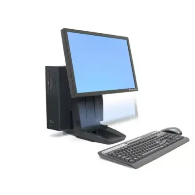 Ergotron Neo Flex All-In-One Lift Stand 61 cm (24") Desk Black - Thumbnail 2