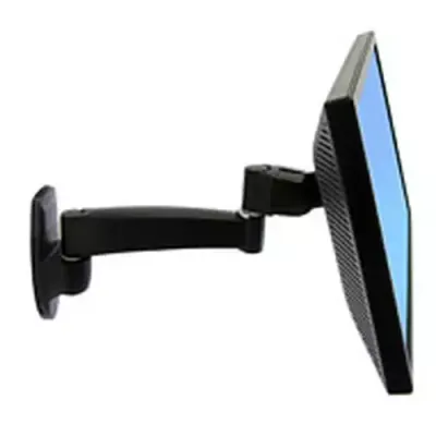 Ergotron 200 Series Wall Mount Arm, 1 Extension 61 cm (24") Black - Thumbnail 2