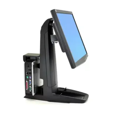 Ergotron Neo Flex Neo-Flex All-In-One SC Lift Stand. Maximum weight capacity: 16.7 kg Maximum screen size: 61 cm (24") Minimum VESA mount: 75 x 75 mm Maximum VESA mount: 100 x 100 mm. Tilt angle range: 30. Product colour: Black