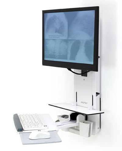 Ergotron 61-080-062 monitor mount / stand 61 cm (24") Wall White