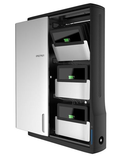 Ergotron DM12-1006-3 portable device management cart/cabinet Portable device management cabinet Black, Silver