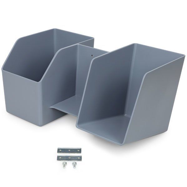 Ergotron 97-926-064 multimedia cart accessory Grey Plastic Basket - Image 1
