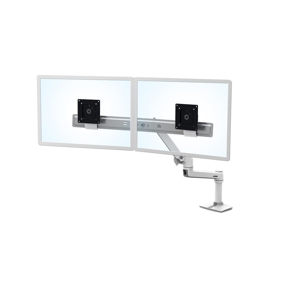 Ergotron LX Series Desk Dual Direct Arm 63.5 cm (25") White - Image 1