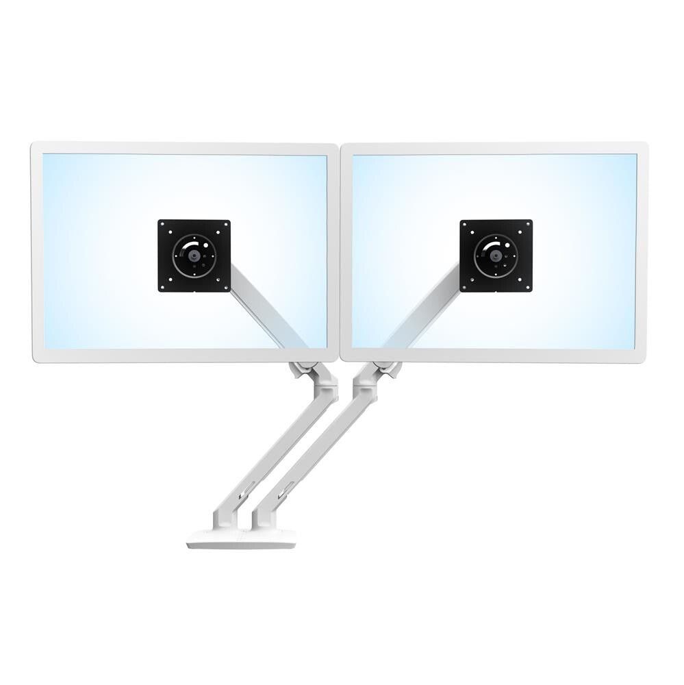 Ergotron MX Series Desk Dual Monitor Arm 61 cm (24") White - Image 1