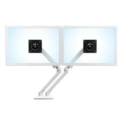 Ergotron MX Series Desk Dual Monitor Arm 61 cm (24") White - Thumbnail 2