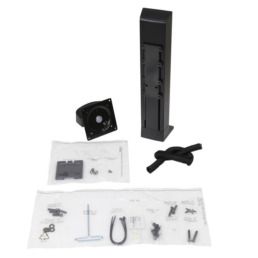 Ergotron WorkFit 97-935-085 monitor mount / stand 61 cm (24") Desk Black - Image 1