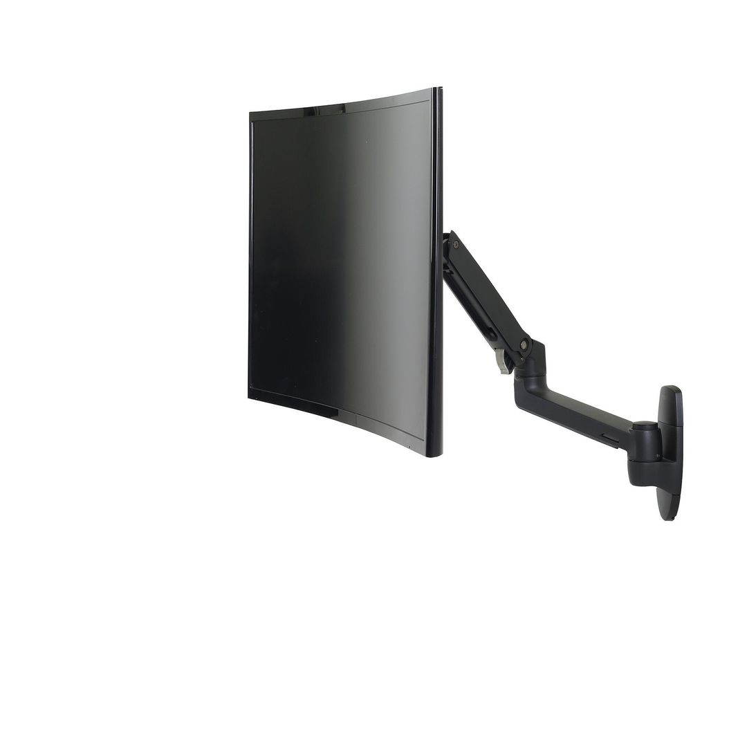 Ergotron LX Series LX Wall Monitor Arm (matte black) - Image 1