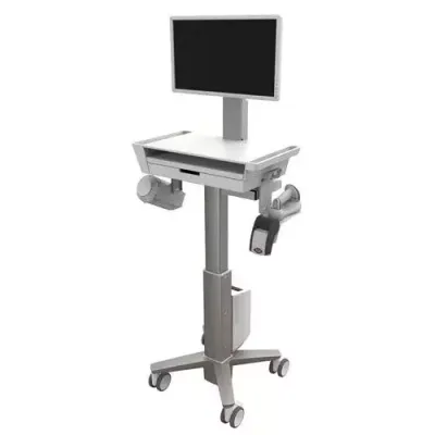 Ergotron CareFit Slim 2.0 Gold, White Universal Multimedia cart - Thumbnail 2
