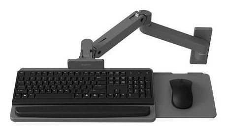 Ergotron LX Pro Wall Keyboard Arm (dark grey) - Image 1