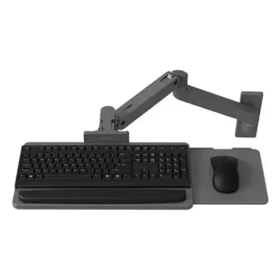 Ergotron LX Pro Wall Keyboard Arm (dark grey) - Thumbnail 2