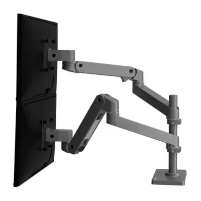 Ergotron LX Pro Series 45-690-293 monitor mount / stand 68.6 cm (27") Desk Dark Grey - Thumbnail 2