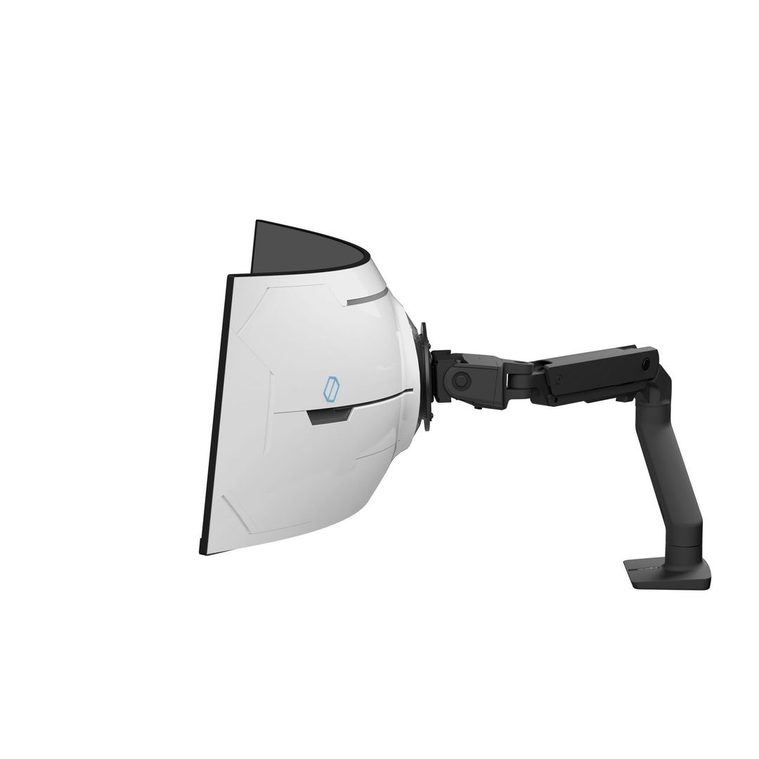 Ergotron HX Series HX ARM WITH VERY HEAVY DUTY PIVOT DESK 144.8 cm (57") Black - Image 1