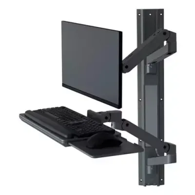 Ergotron LX Pro Series 45-696-293 monitor mount / stand 86.4 cm (34") Wall Dark Grey - Thumbnail 2
