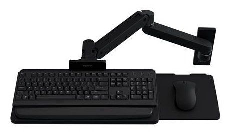 Ergotron LX Pro Wall Keyboard Arm (black) - Image 1
