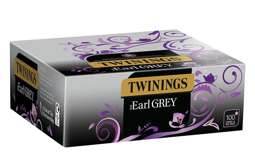 Twinings Earl Grey String and Tag Tea Bags (100 Pack) F09363 - Image 1