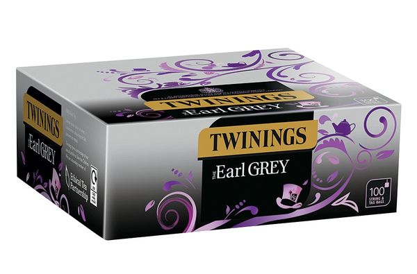 Twinings Earl Grey String and Tag Tea Bags (100 Pack) F09363