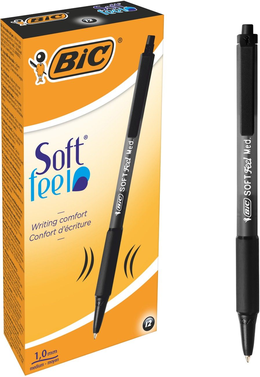 BIC 837397 ballpoint pen Black Clip-on retractable ballpoint pen 12 pc(s) - Image 1