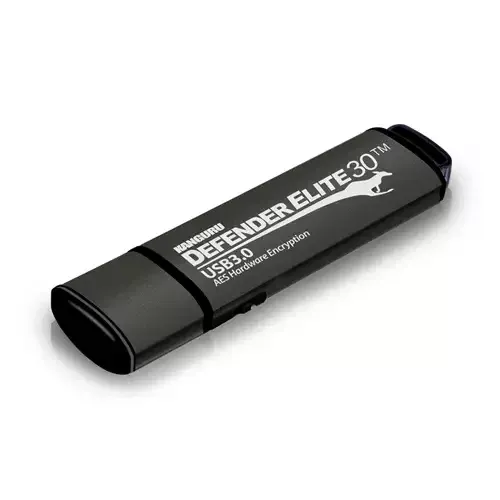 iStorage Kanguru Defender Elite30 USB 3.0 256GB| Secure Flash Drive | FIPS 197 Certified 256-bit AES hardware encryption (XTS Mode) | TAA Compliant| - Image 1