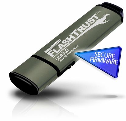 iStorage Kanguru FlashTrust USB 3.0 512 GB |Secure Flash Drive| Secure Firmware | Physical Write Protect Switch |Protects Against BadUSB | Compliance with NIST requirements for implementation - Thumbnail 2