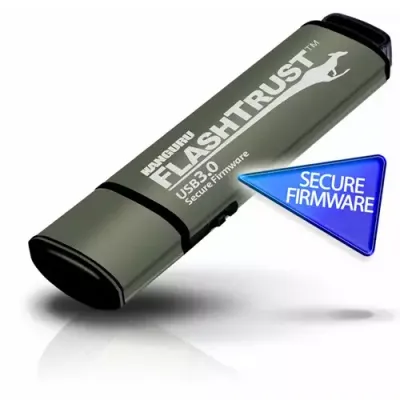 iStorage Kanguru FlashTrust USB 3.0 512 GB |Secure Flash Drive| Secure Firmware | Physical Write Protect Switch |Protects Against BadUSB | Compliance with NIST requirements for implementation