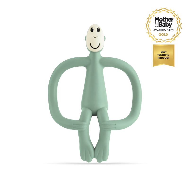 Matchstick Monkey Original Teething Toy in Mint Green | Soothing & Teething Toy | At Mamas & Papas - Image 1
