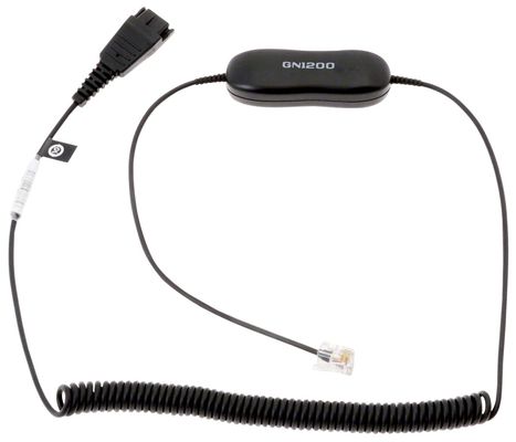 Jabra GN 1200 CC. Product type: Cable Product colour: Black