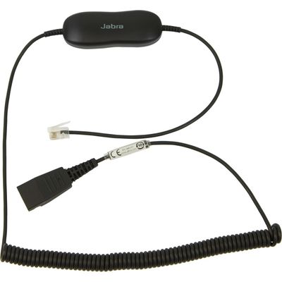 Jabra GN1216 Avaya cord coiled. Product type: Cable Product colour: Black