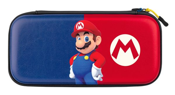 PDP Slim Deluxe: Power Pose Mario Hardshell case Nintendo Blue Red