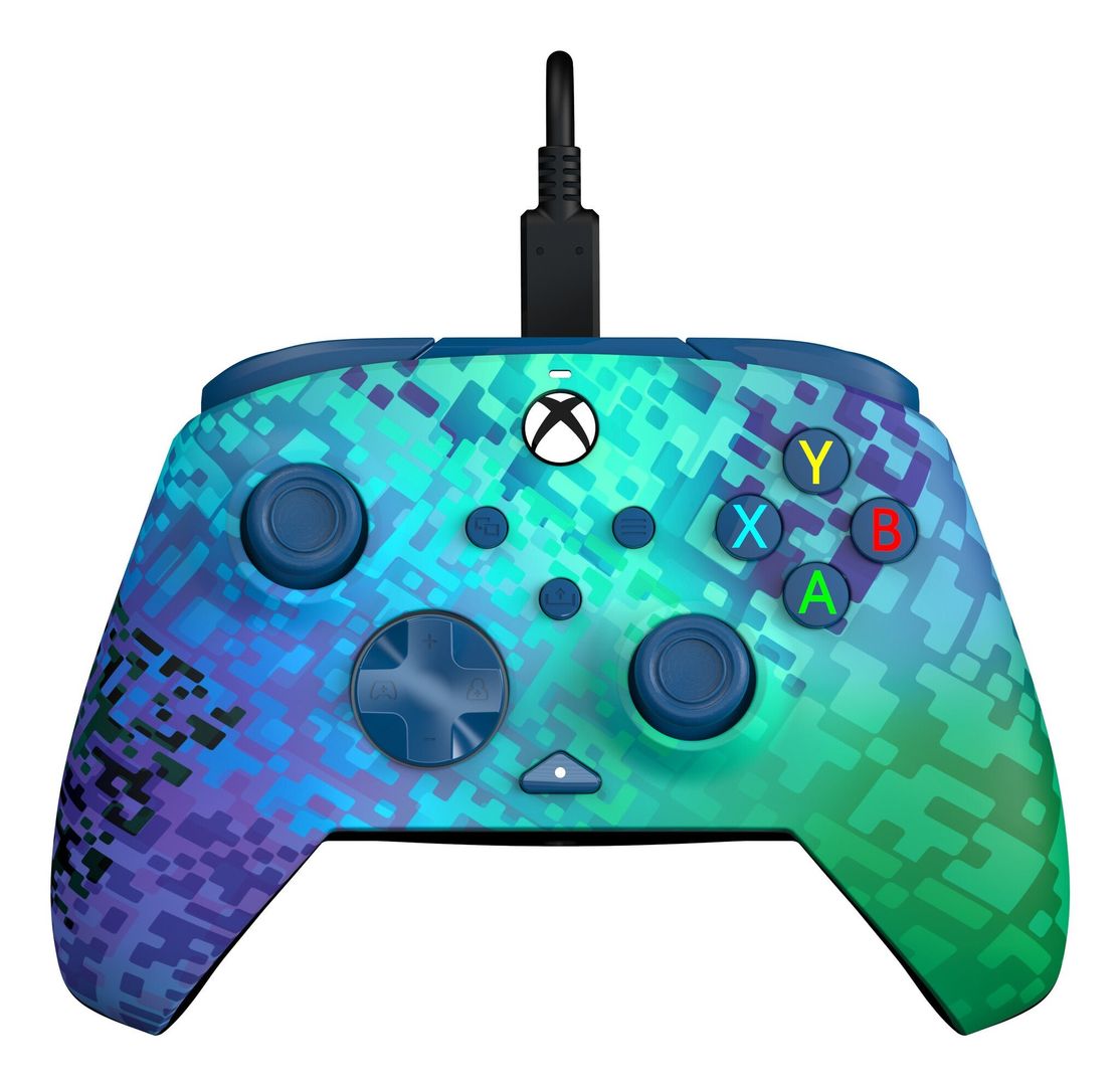 PDP Rematch Advanced Black Green USB Gamepad Analogue / Digital PC Xbox One Xbox Series S Xbox Series X - Image 1