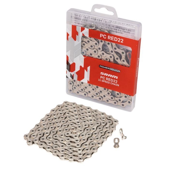SRAM Red22 Hollow Pin 11 Speed Chain 114 Links with PowerLock - Image 1
