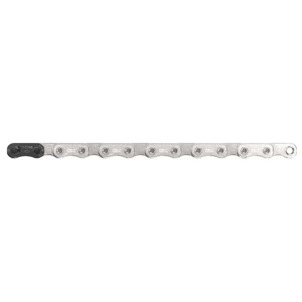 SRAM Eagle GX T-Type 12 Speed 126 Links Chain Silver - Image 1