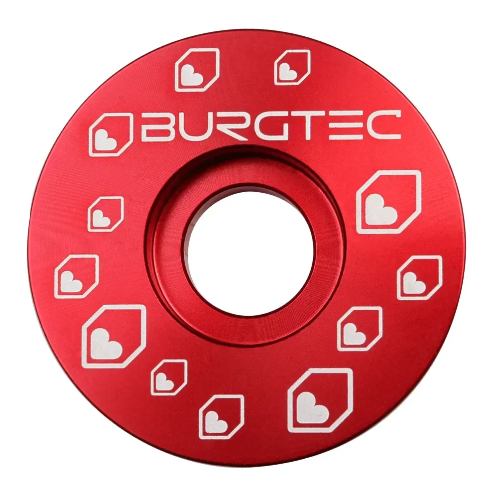 Burgtec Top Cap Race Red - Image 1
