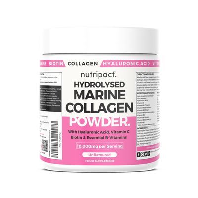 Nutripact Marine Collagen Powder with Essential Vitamins & Minerals - 30 Servings in Baby Pink | Size: 1