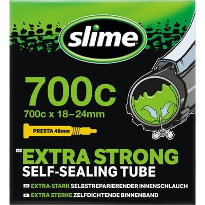 Slime Tube 700 x 28-32c Presta Valve Black - Thumbnail 2