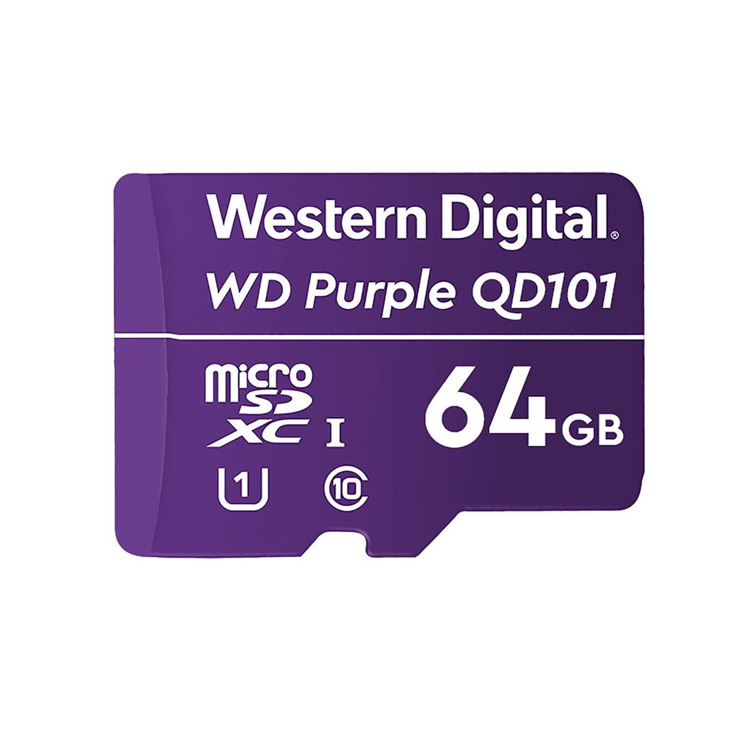 Western Digital WD Purple SC QD101 64 GB MicroSDXC Class 10 - Image 1